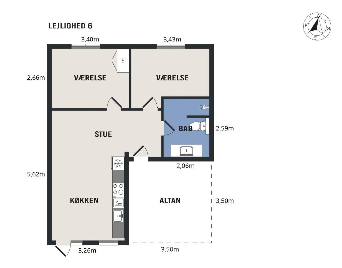 Hotel Litorina Appartements Лёккен Экстерьер фото